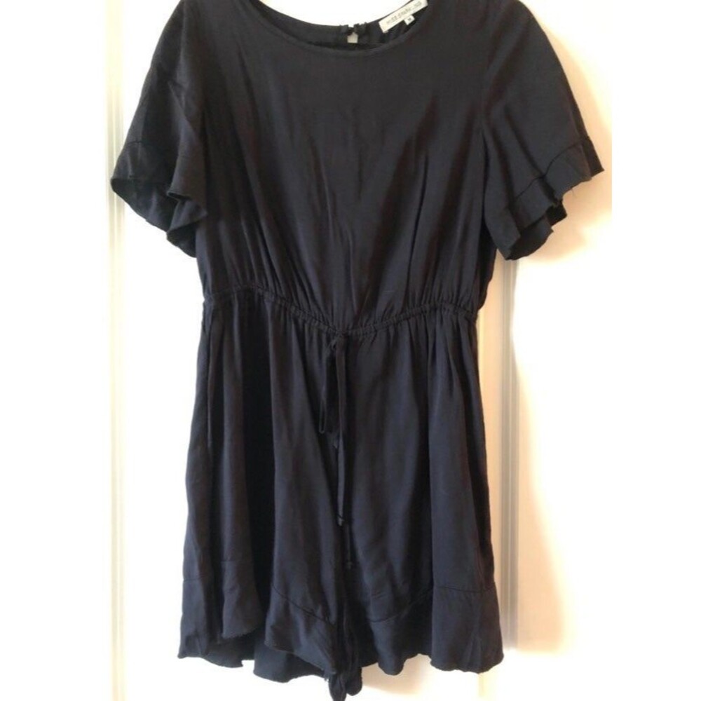 Black Shorts Romper - Medium
